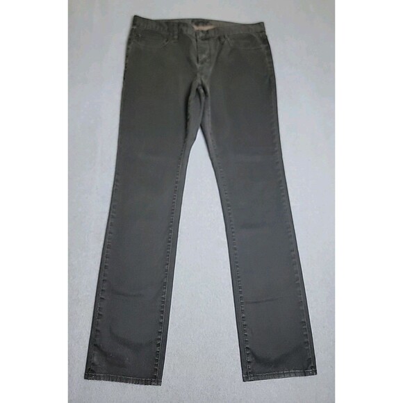 John Varvatos Jeans Mens 36 38x34 Skinny Wight Charcoal Gray Stretch Button Fly - Picture 1 of 16